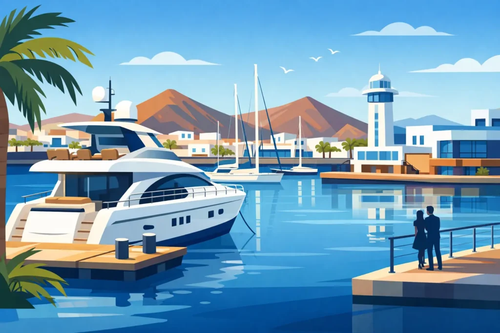 Alojamiento en yate Marina Lanzarote
